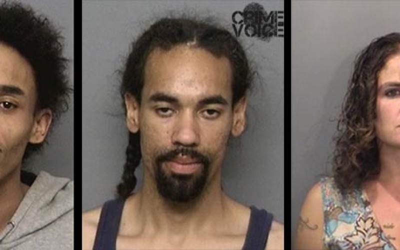 Wanted burglar arrested with 2 others