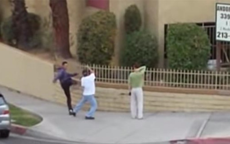 A Parking Infraction Seemingly Leads to an Intense Fight