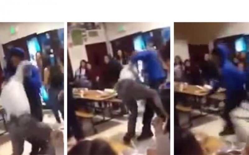 Principal Body Slammed to Ground during Sacramento High School Brawl