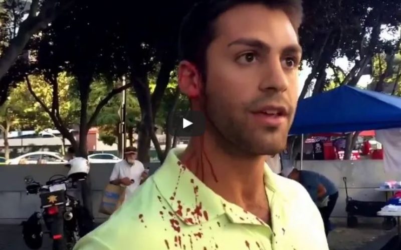 Protesters Assault Trump Supporters in Downtown San Jose