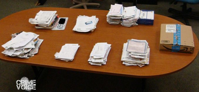 Mail Thief Arrested at Home