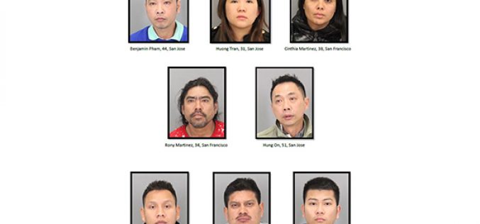 International Burglary and Fencing Scheme Investigation Nets Nine Arrests