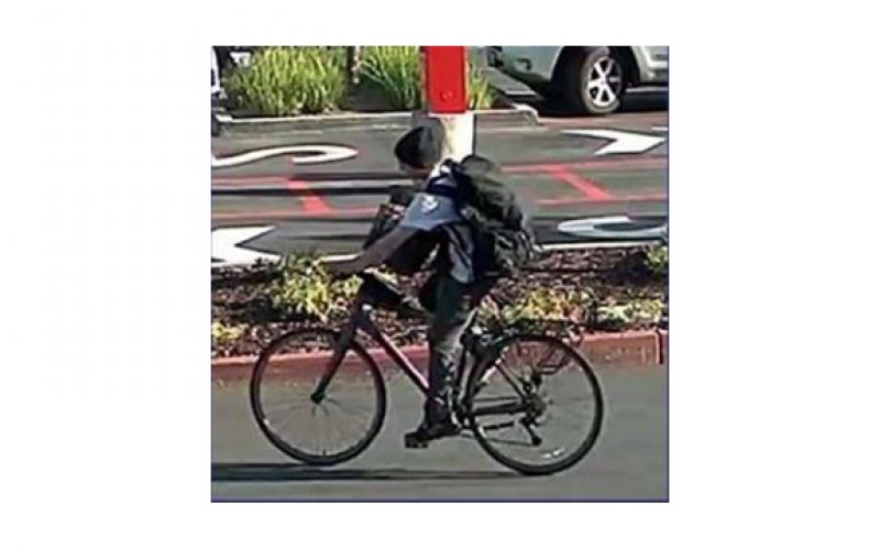 Bicycle thief caught riding a stolen bicycle