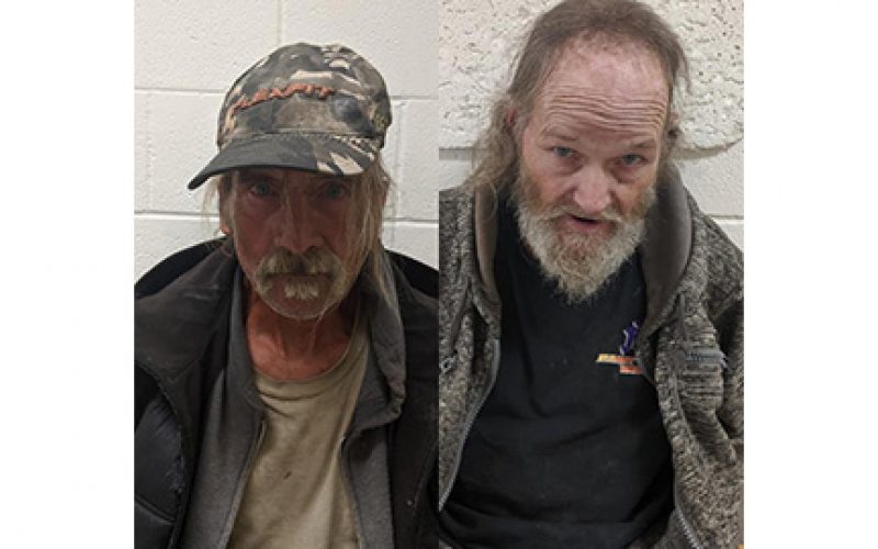 Duo arrested at illegal campsite, 17 warrants between them
