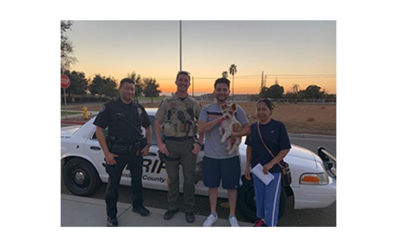 Modesto Police Department helps to rescue lost dog