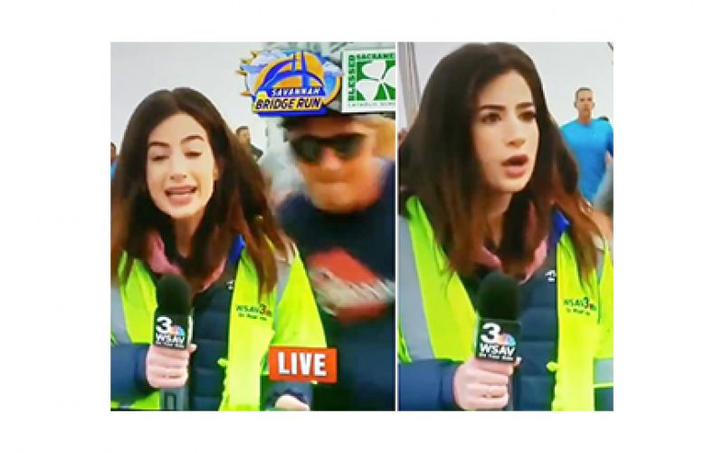 TV Reporter Pursuing ‘Sexual Battery’ Case … Against Butt-Slapping Runner