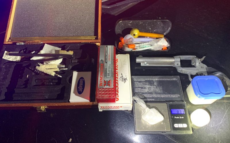 Stolen gun & suspected meth lead to arrest of two in Wheatland