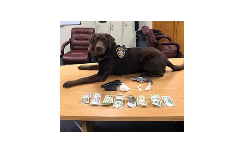 Man drives around with guns and drugs