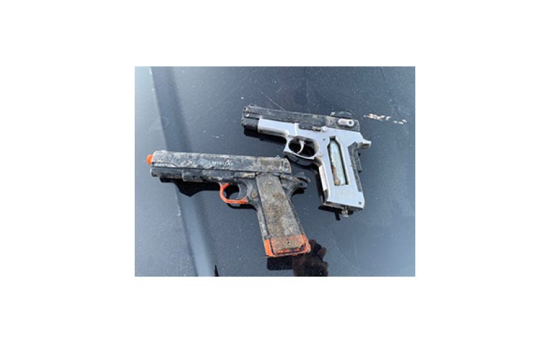 Firehoses and Dogs Flush Out “Armed” Suspect