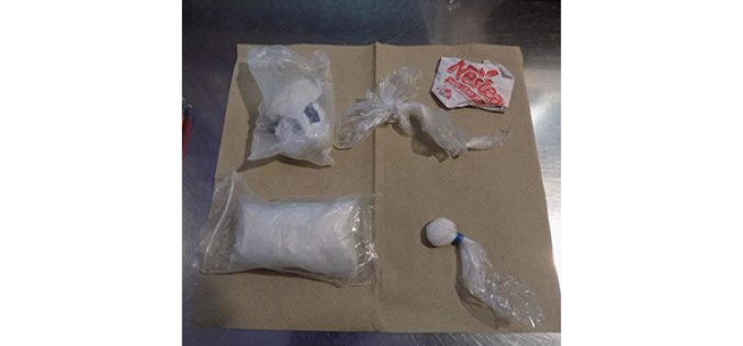 Drugs confiscated before they got to the jail
