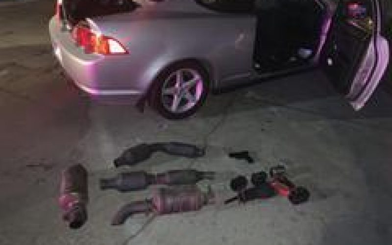 Two men Arrested for Catalytic Converter Thievery – Released at the Scene