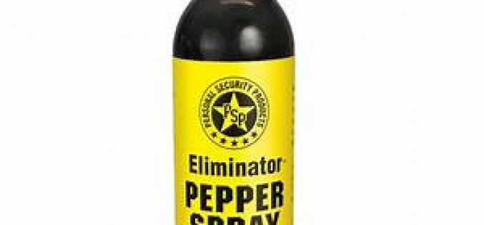 Robbery Suspect Sprays a Security Guard in the Face with Pepper Spray