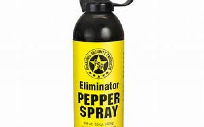 Robbery Suspect Sprays a Security Guard in the Face with Pepper Spray