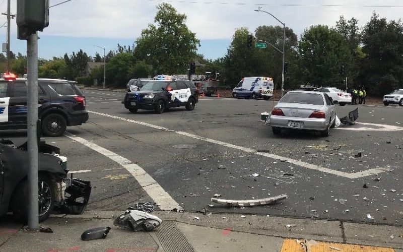 Santa Rosa man injured after colliding with other car while fleeing from police