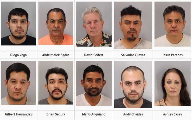 RCAHT Task Force Solicitation of Prostitution Sex-Trafficking Sweep Arrests 13