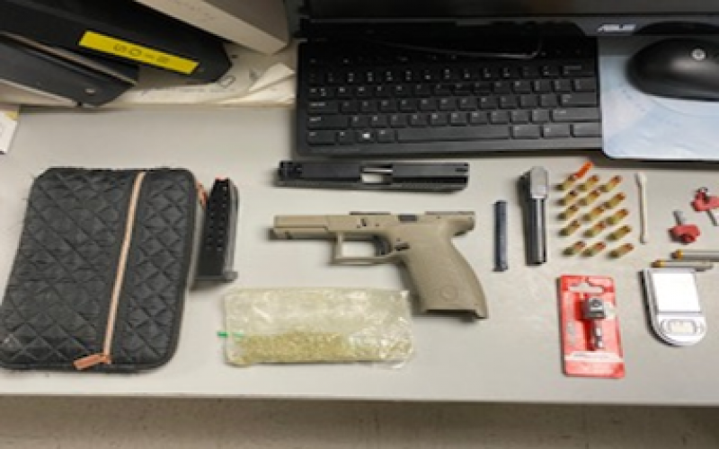 Border Patrol Intercepts Stolen Vehicle, Agents Seize Loaded Weapon and Drugs from Convicted Felon