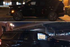 Stolen 2021 Chevy Tahoe runs out of gas on I-80