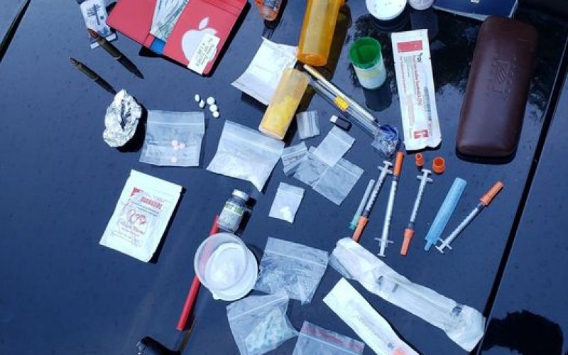 Man asleep in his car has drugs and paraphernalia