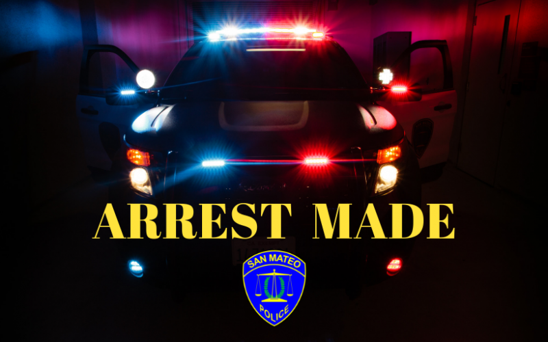 San Mateo Police arrest burglary suspect during traffic stop