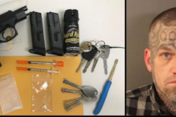 Man driving with three outstanding warrants, drugs, gun