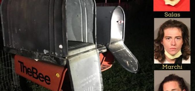 Trio of mail thieves caught and arrested