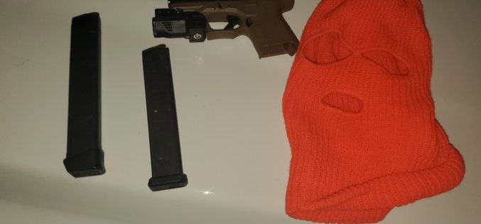 Parolee Sex Offender Arrested for Carrying a Loaded Semi-Automatic Pistol