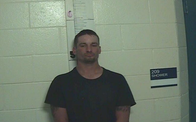 Combative vandal arrested after a brief standoff