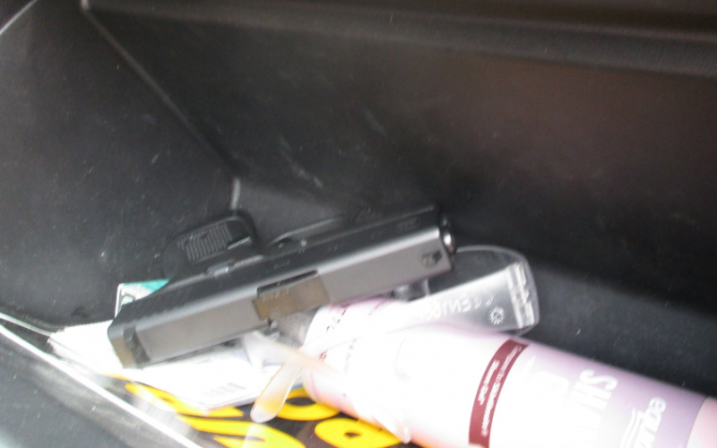 Loaded Glock located in stopped Silverado