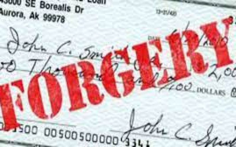Forgery and ID Theft Bust