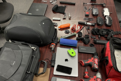 Thief caught with multitude of stolen items