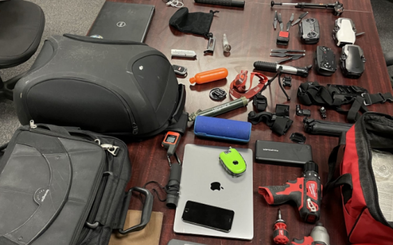 Thief caught with multitude of stolen items