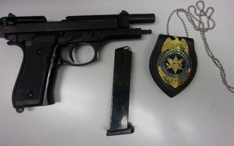 Two arrested, one accused of posing as U.S. Marshal in connection to recent burglary