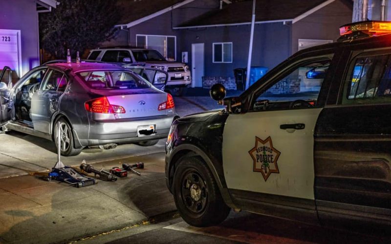 Couple of Catalytic converter thieves stopped in Redwood City
