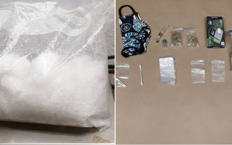 Citizen discovers drugs, paraphernalia in makeup bag