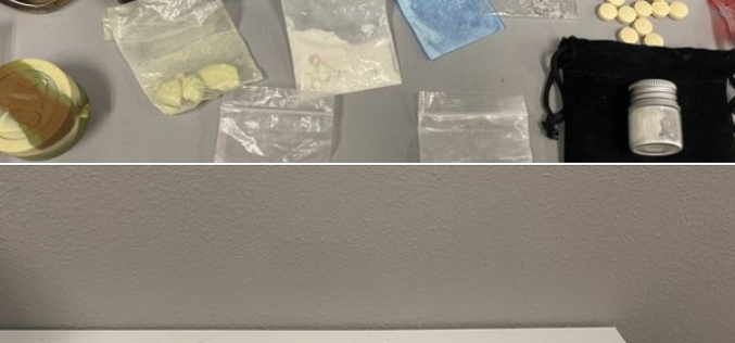 Three probationers arrested in drug house