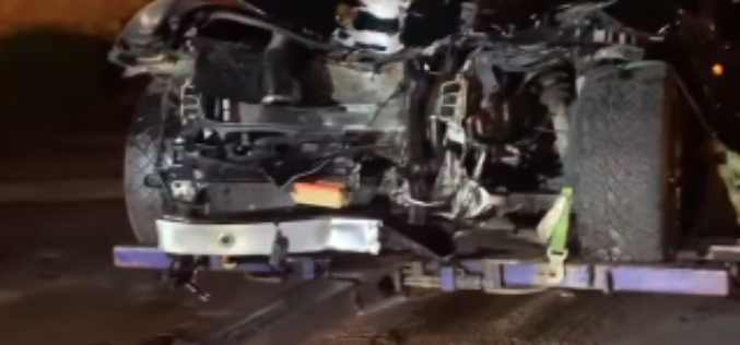 DUI driver wrecks his Porsche