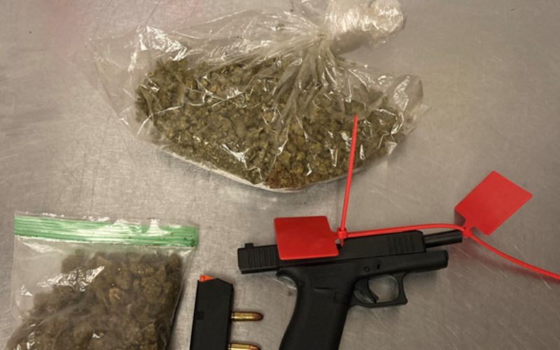 Santa Rosa man arrested for possession of a loaded firearm in a public place