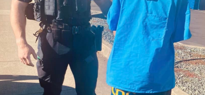 Newly released prisoner acting erratically arrested with meth pipe