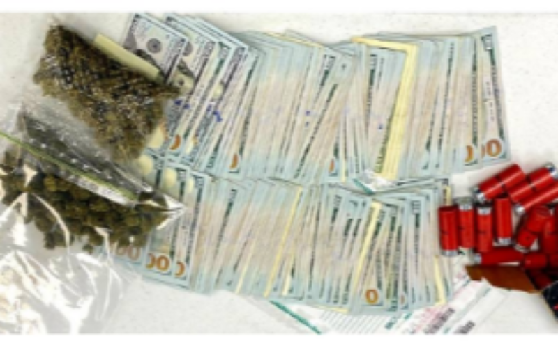 Man has outsanding warrant to go with his marijuana and ammo