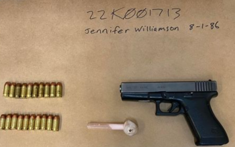 Speeding Navigator driven by gun-toting girl