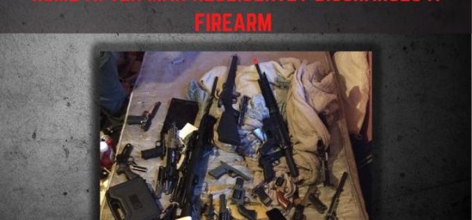 Man fires gun into the ground because “he was upset”