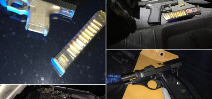 7 different gun arrests, not all comply