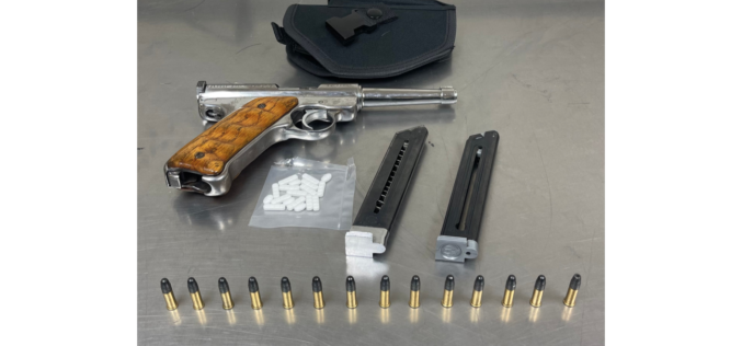Merced PD: Two gang members on parole taken into custody after discovery of pills, gun