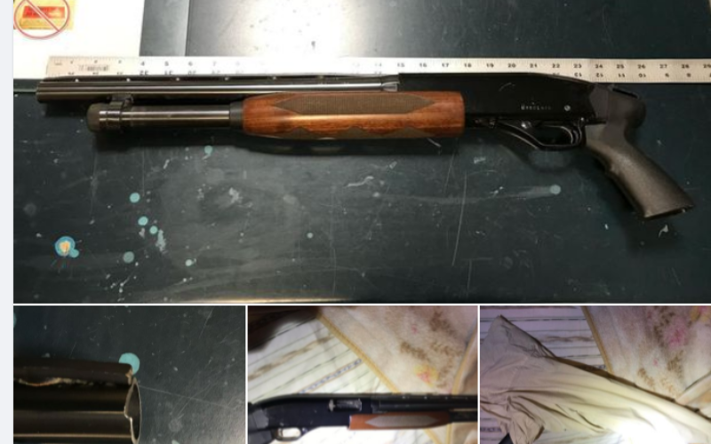 Man brandishes shotgun during argument