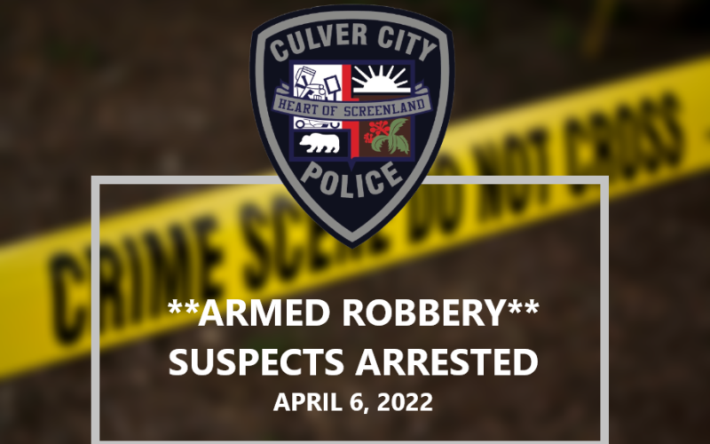 Recent Armed-Robbery Investigations – Two Arrested, Linked to Three Additional Armed Hits