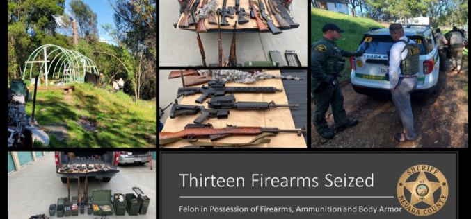 Nevada County man facing range of charges including robbery, assault, illegal firearm possession