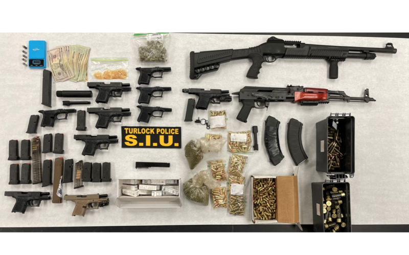 Turlock man arrested, cache of firearms seized in connection to months-long firearm trafficking investigation