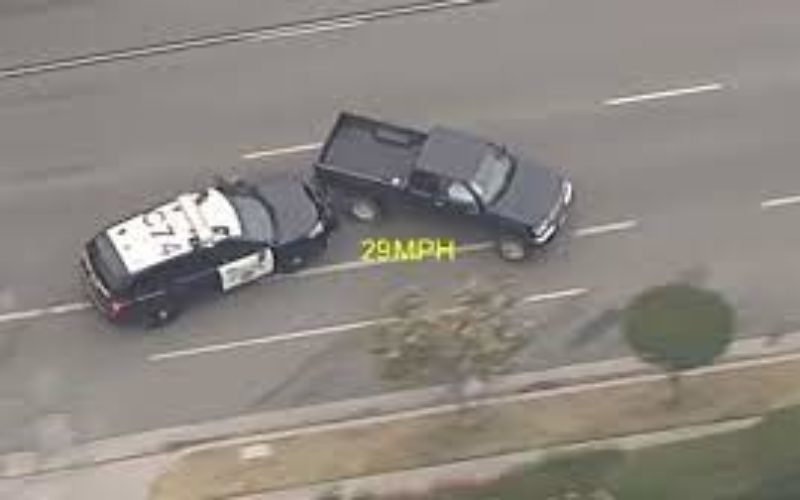 Car Chase Ends with PIT maneuver