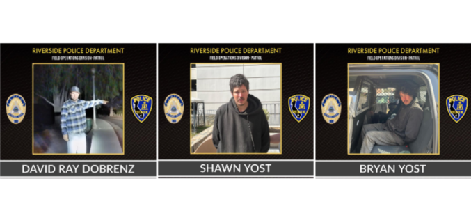 Riverside PD: Men arrested for allegedly stealing wire, vandalizing city poles