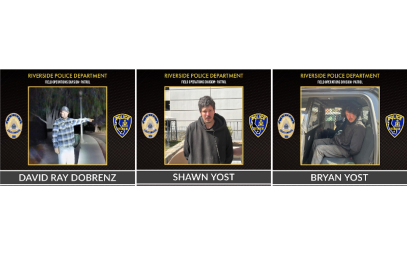 Riverside PD: Men arrested for allegedly stealing wire, vandalizing city poles